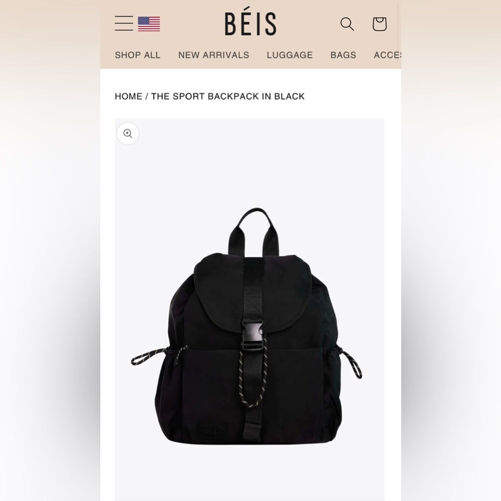 BÉIS Sport Backpack - used once